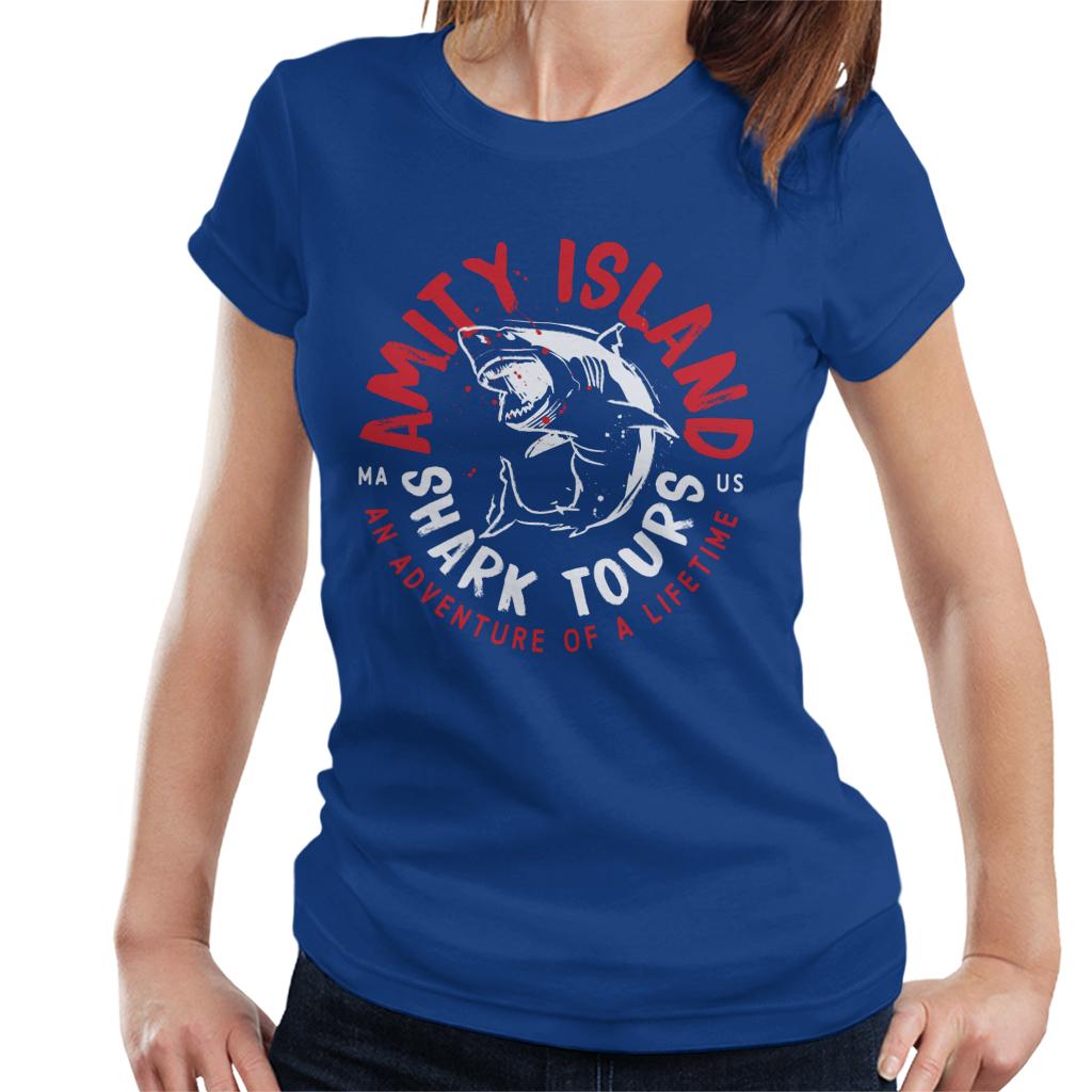 Jaws Amity Island Shark Tour Women's T-Shirt-ALL + EVERY