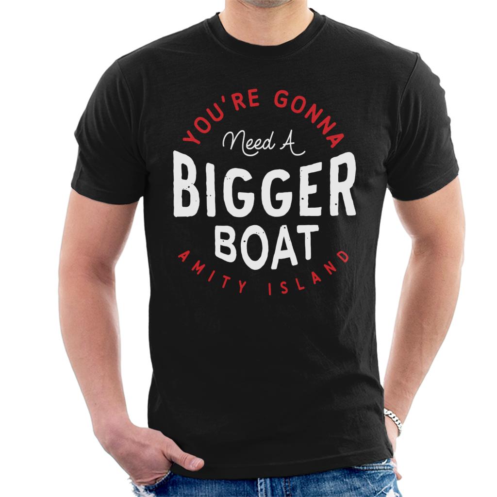 Jaws You Are Gonna Need A Bigger Boat Amity Island Men's T-Shirt-ALL + EVERY