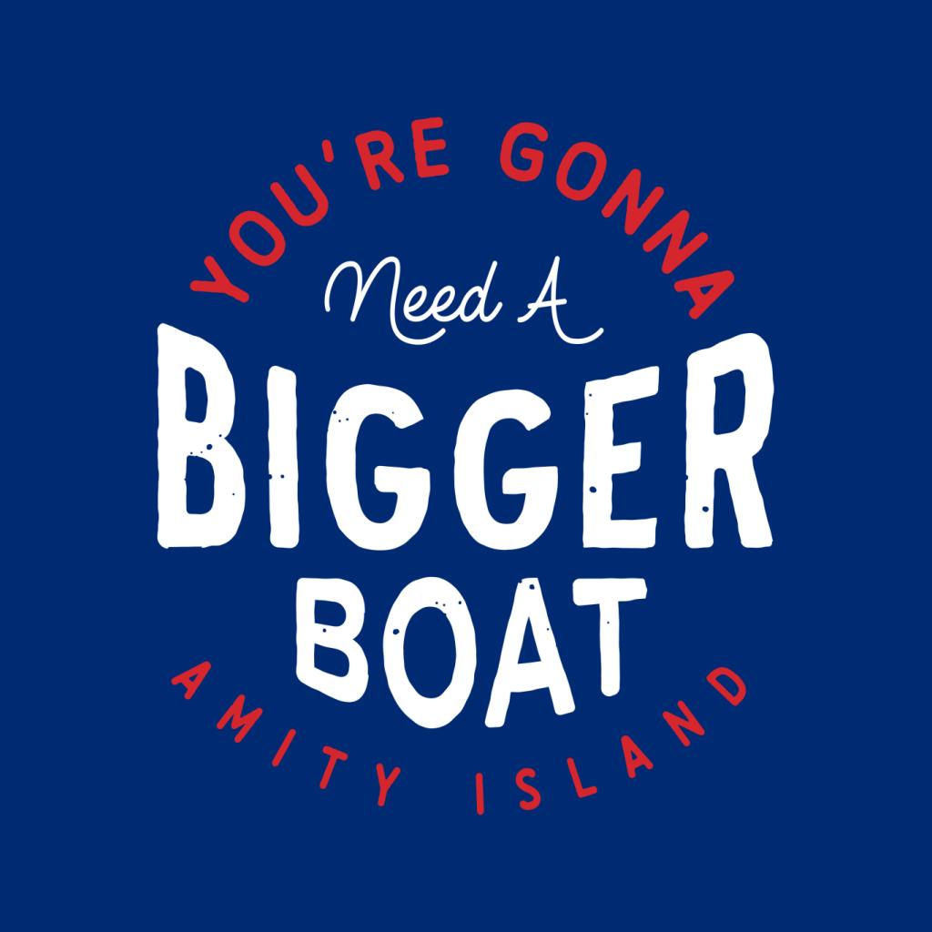 Jaws You Are Gonna Need A Bigger Boat Amity Island Men's T-Shirt-ALL + EVERY