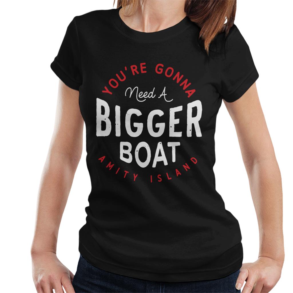 Jaws You Are Gonna Need A Bigger Boat Amity Island Women's T-Shirt-ALL + EVERY