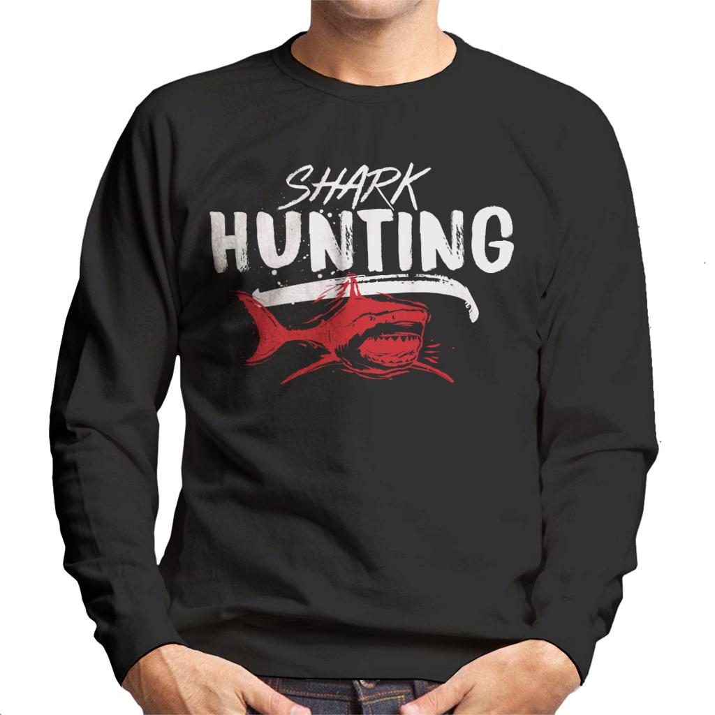 Jaws Shark Hunting Men's Sweatshirt-ALL + EVERY