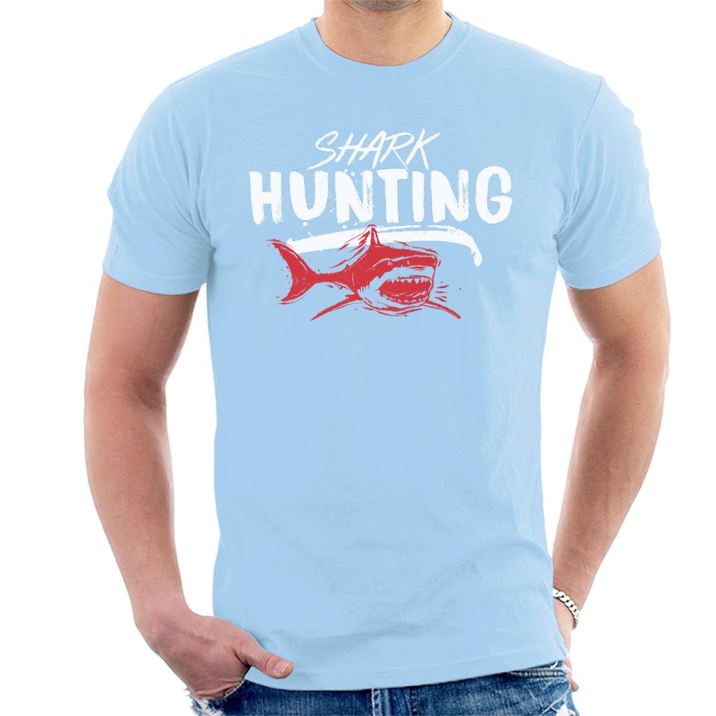 Jaws Shark Hunting Men's T-Shirt-ALL + EVERY