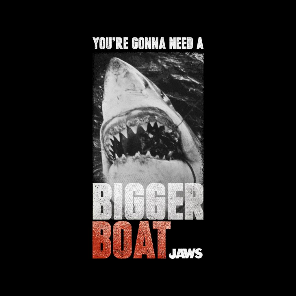 Jaws Bigger Boat Cinematic Scene Men's T-Shirt-ALL + EVERY