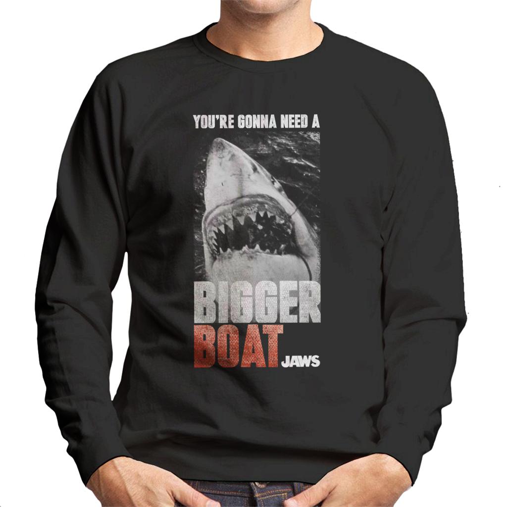 Jaws Bigger Boat Cinematic Scene Men's Sweatshirt-ALL + EVERY