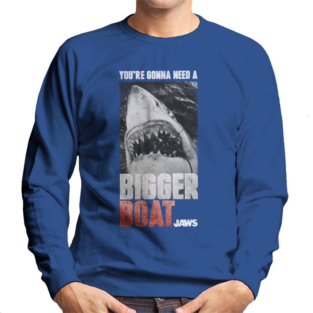 Jaws Bigger Boat Cinematic Scene Men's Sweatshirt-ALL + EVERY