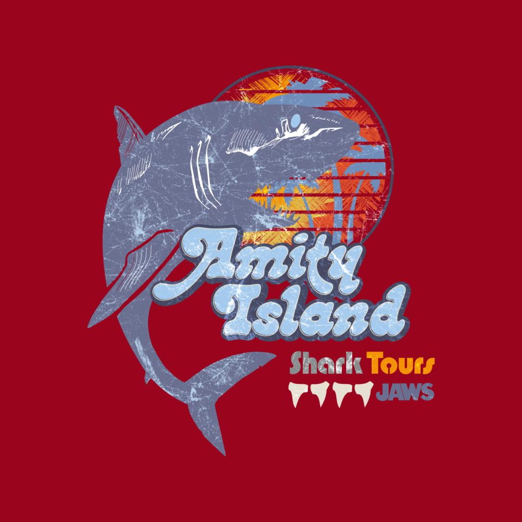 Jaws Amity Island Shark Tours Logo Men's Sweatshirt-ALL + EVERY