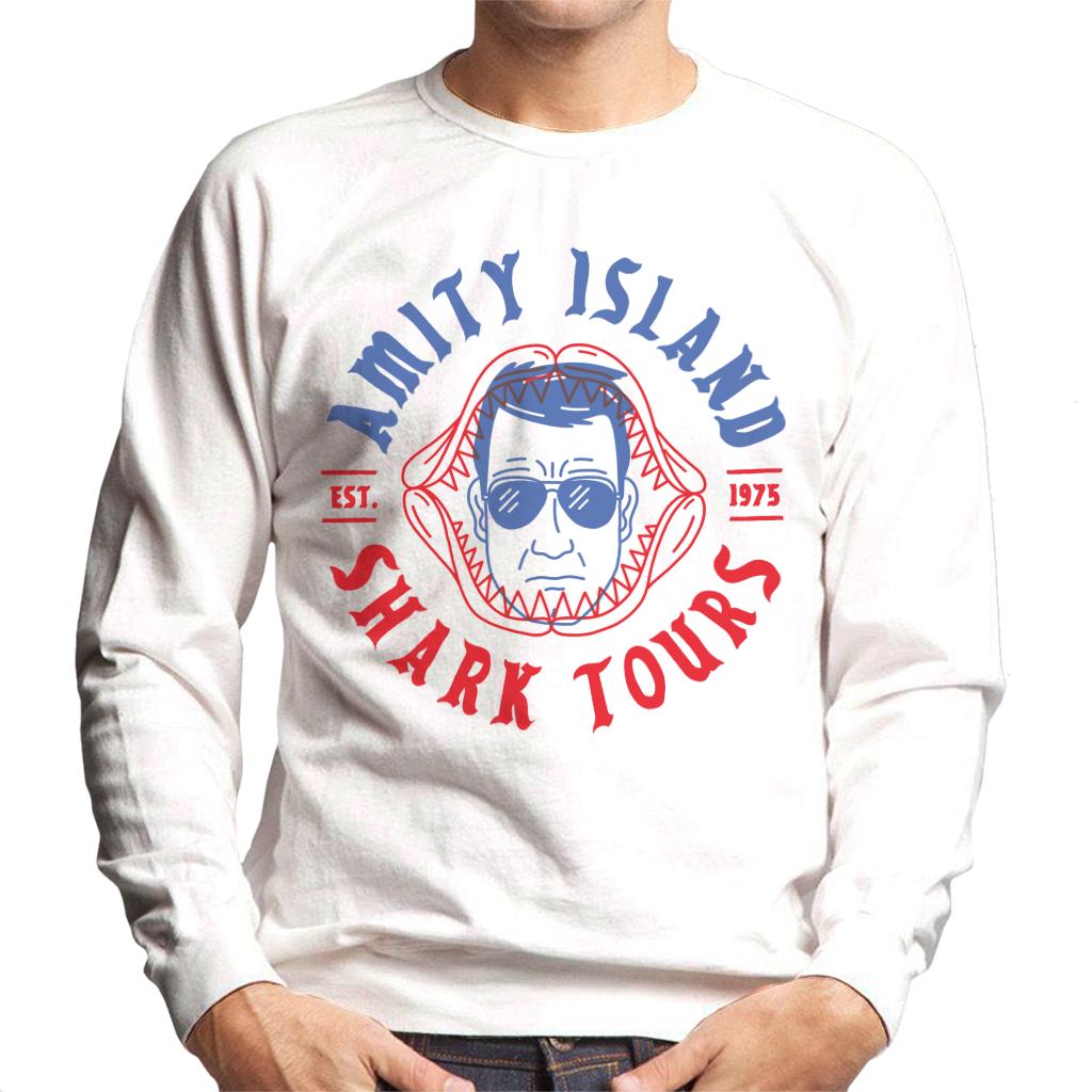 Jaws Amity Island Shark Tours Est 1975 Men's Sweatshirt-ALL + EVERY