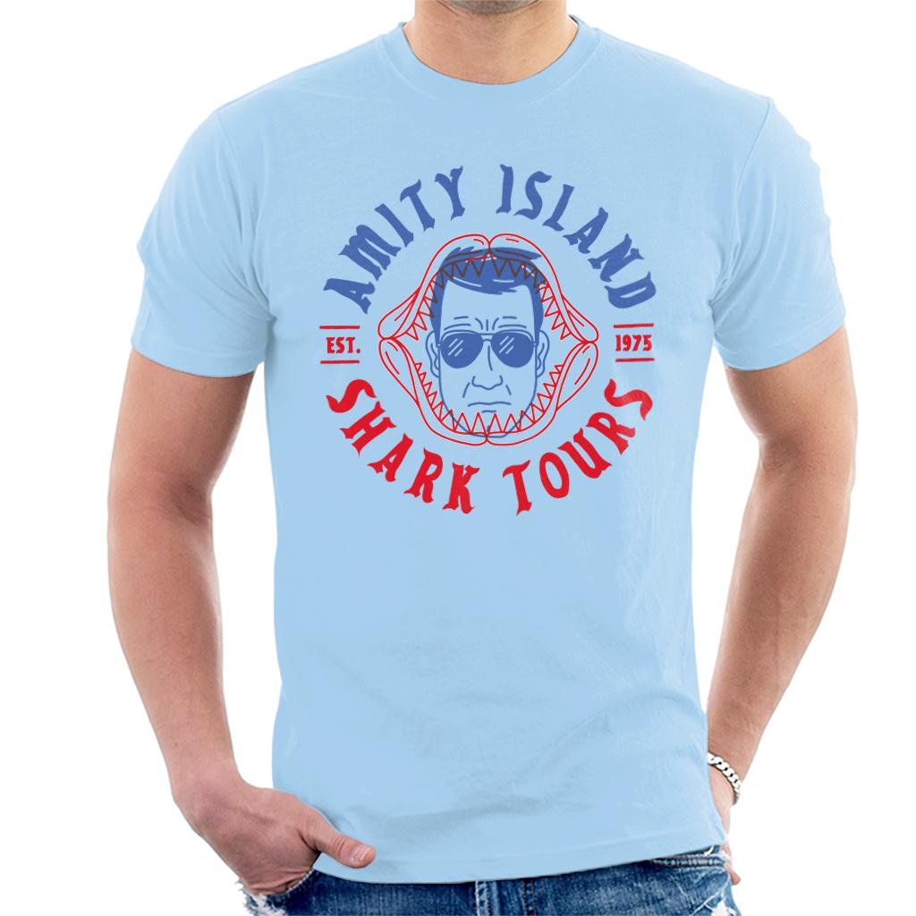 Jaws Amity Island Shark Tours Est 1975 Men's T-Shirt-ALL + EVERY