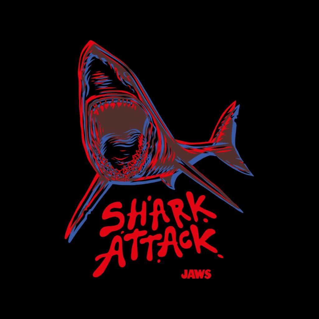 Jaws Neon Shark Attack Men's T-Shirt-ALL + EVERY