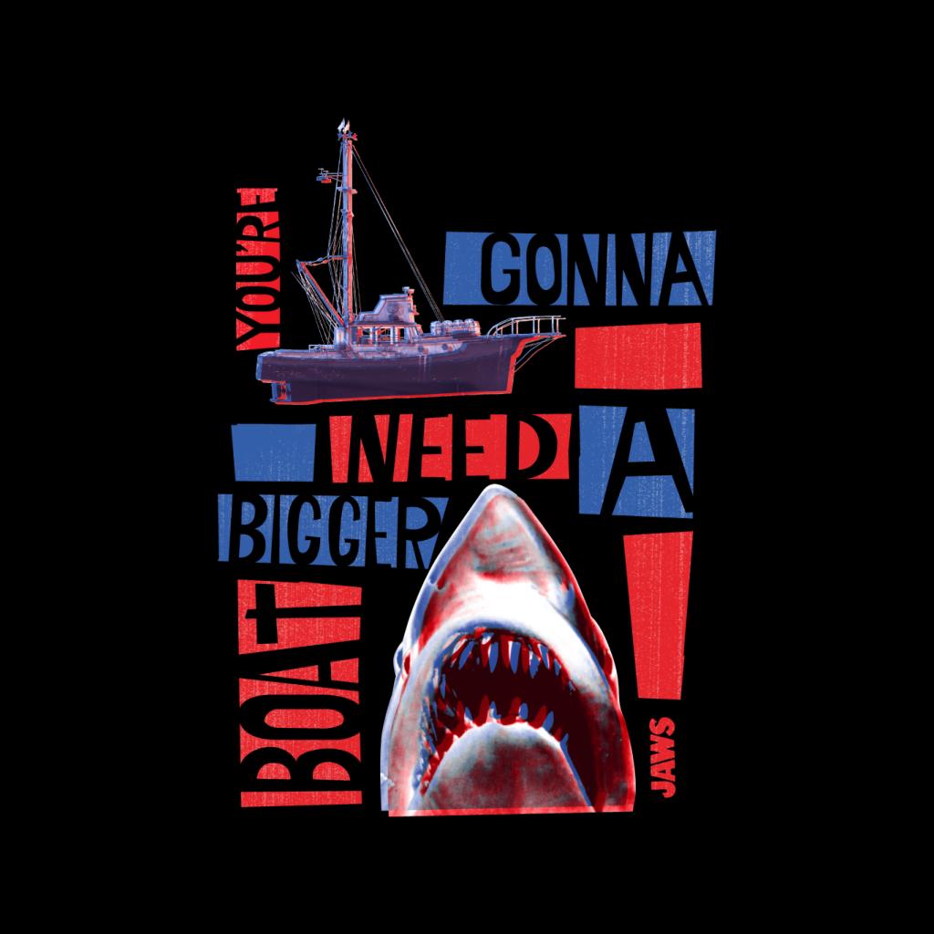 Jaws You Are Gonna Need A Bigger Boat Montage Men's T-Shirt-ALL + EVERY