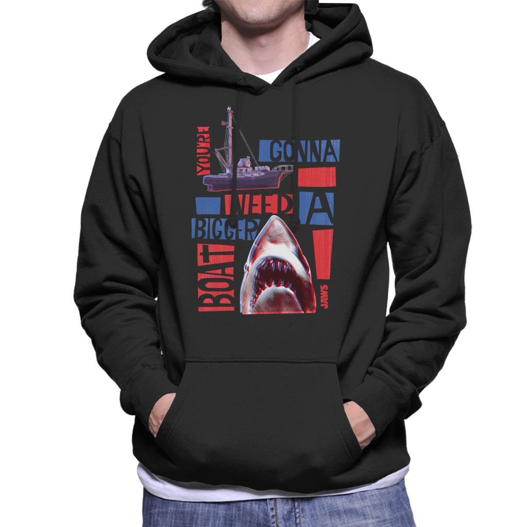 Jaws You Are Gonna Need A Bigger Boat Montage Men's Hooded Sweatshirt-ALL + EVERY