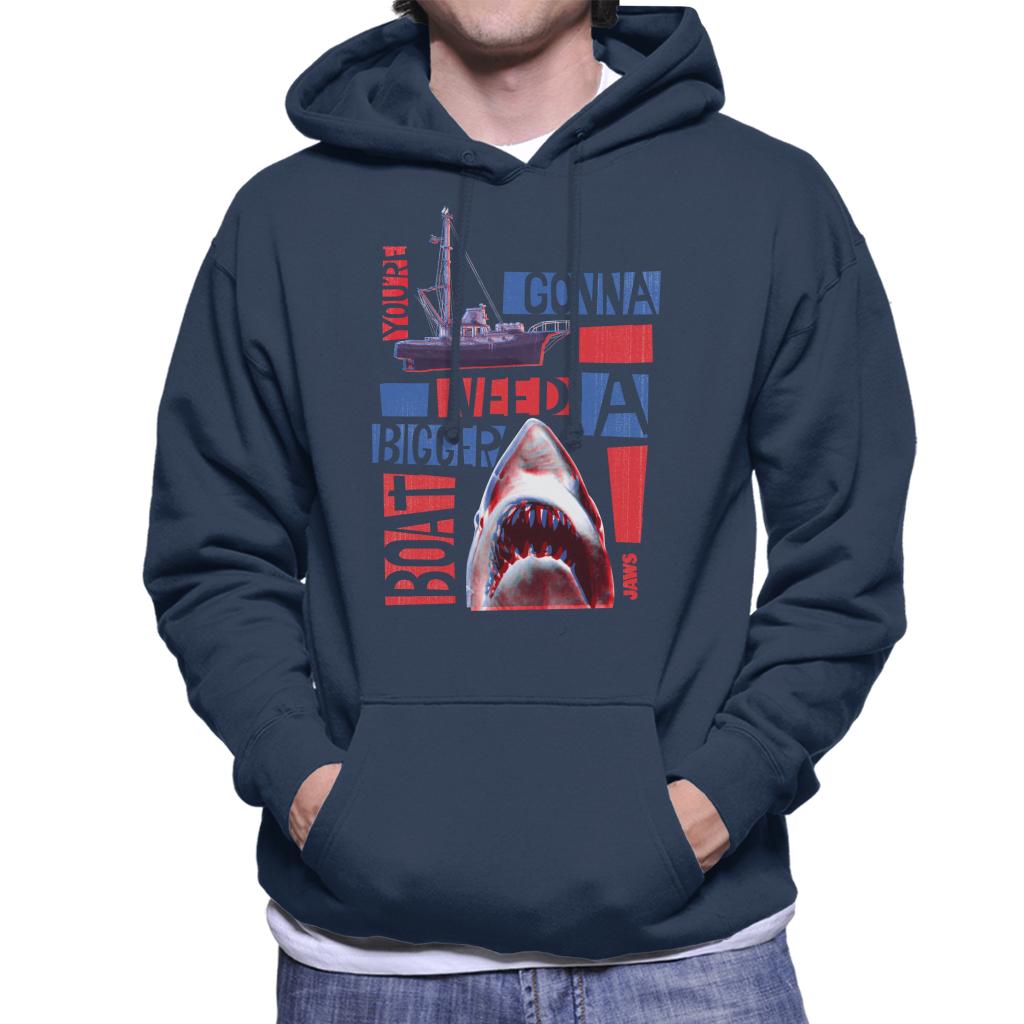 Jaws You Are Gonna Need A Bigger Boat Montage Men's Hooded Sweatshirt-ALL + EVERY