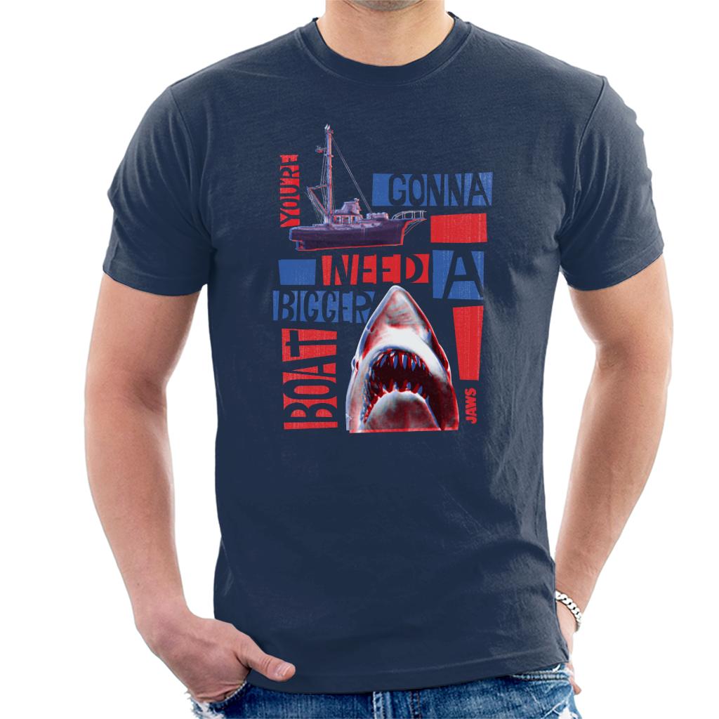 Jaws You Are Gonna Need A Bigger Boat Montage Men's T-Shirt-ALL + EVERY