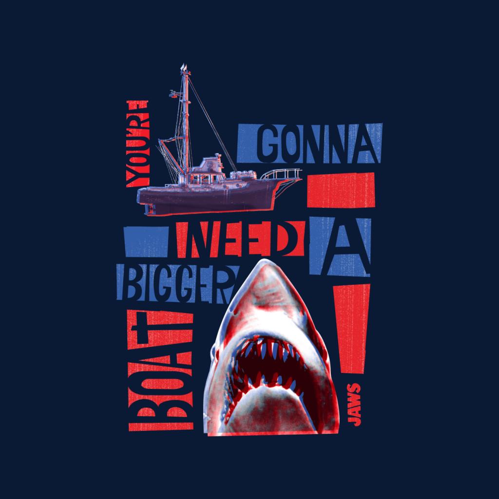 Jaws You Are Gonna Need A Bigger Boat Montage Men's T-Shirt-ALL + EVERY