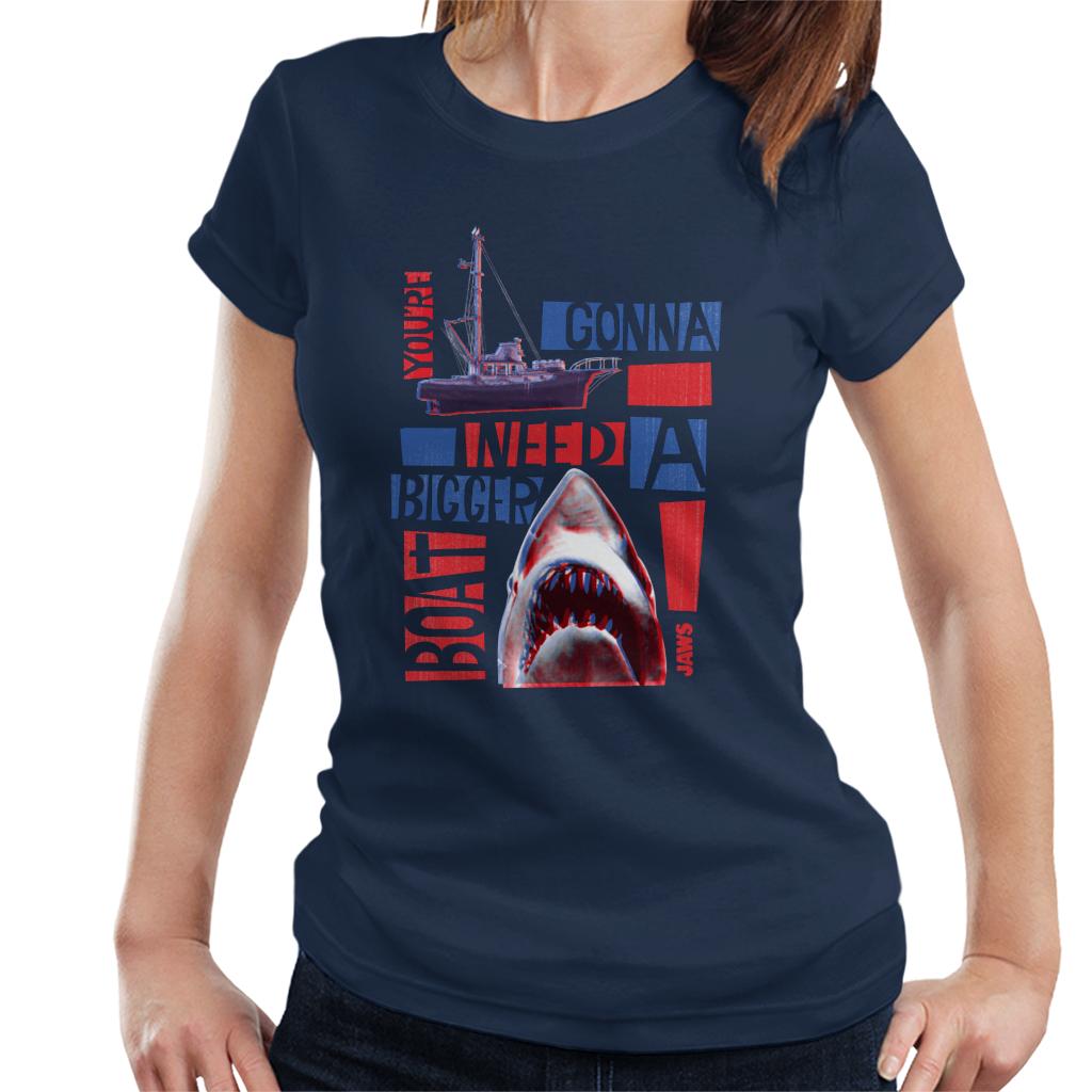 Jaws You Are Gonna Need A Bigger Boat Montage Women's T-Shirt-ALL + EVERY