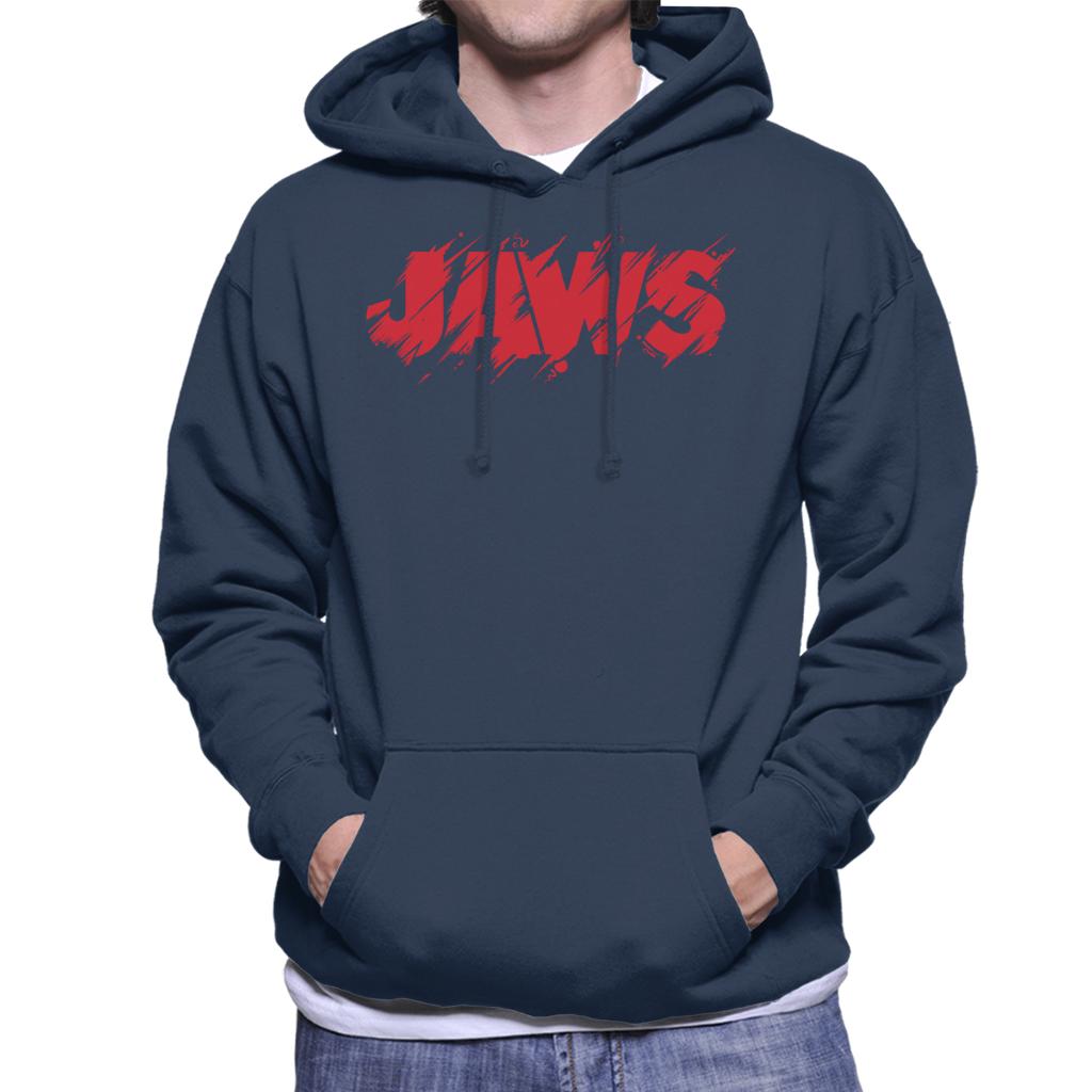 Jaws Vintage Bitten Logo Men's Hooded Sweatshirt-ALL + EVERY