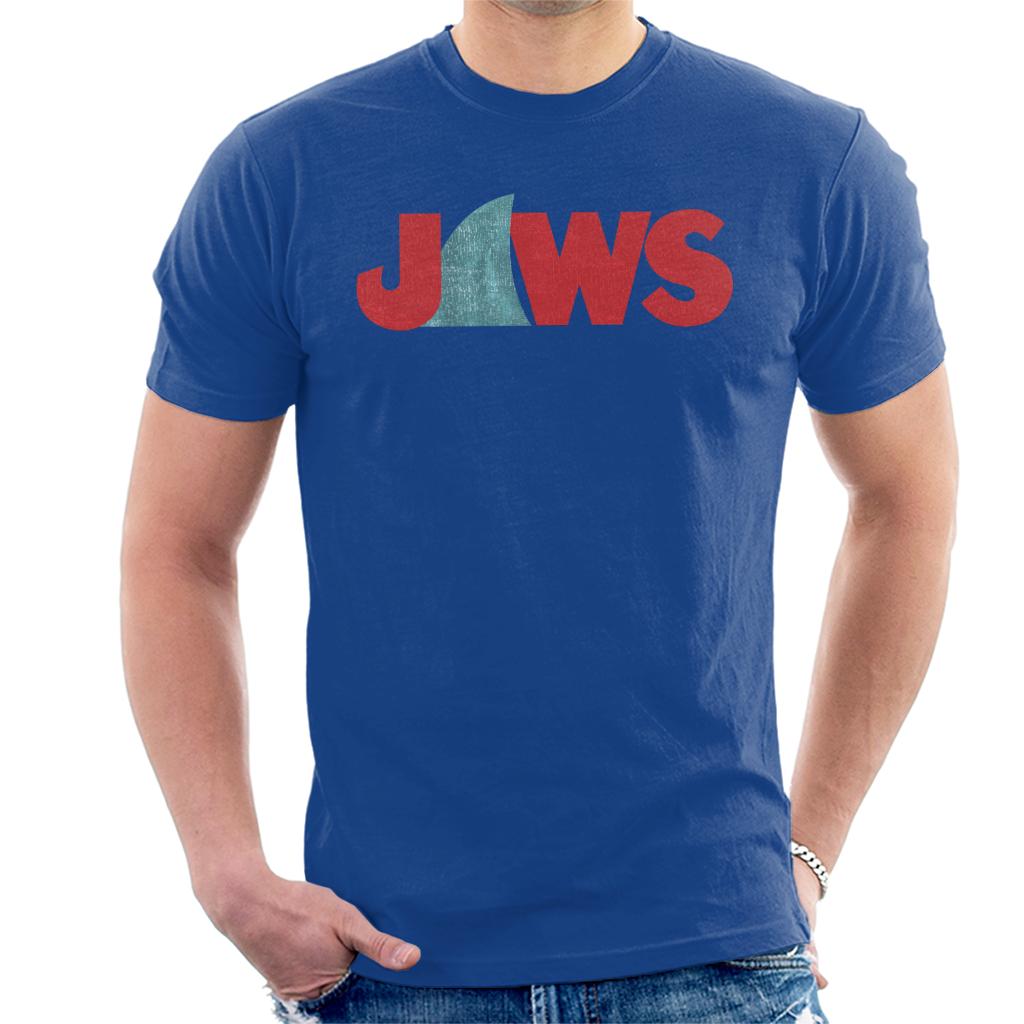 Jaws Shark Fin Logo Men's T-Shirt-ALL + EVERY