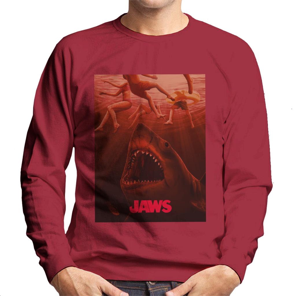 Jaws Under The Water Men's Sweatshirt-ALL + EVERY