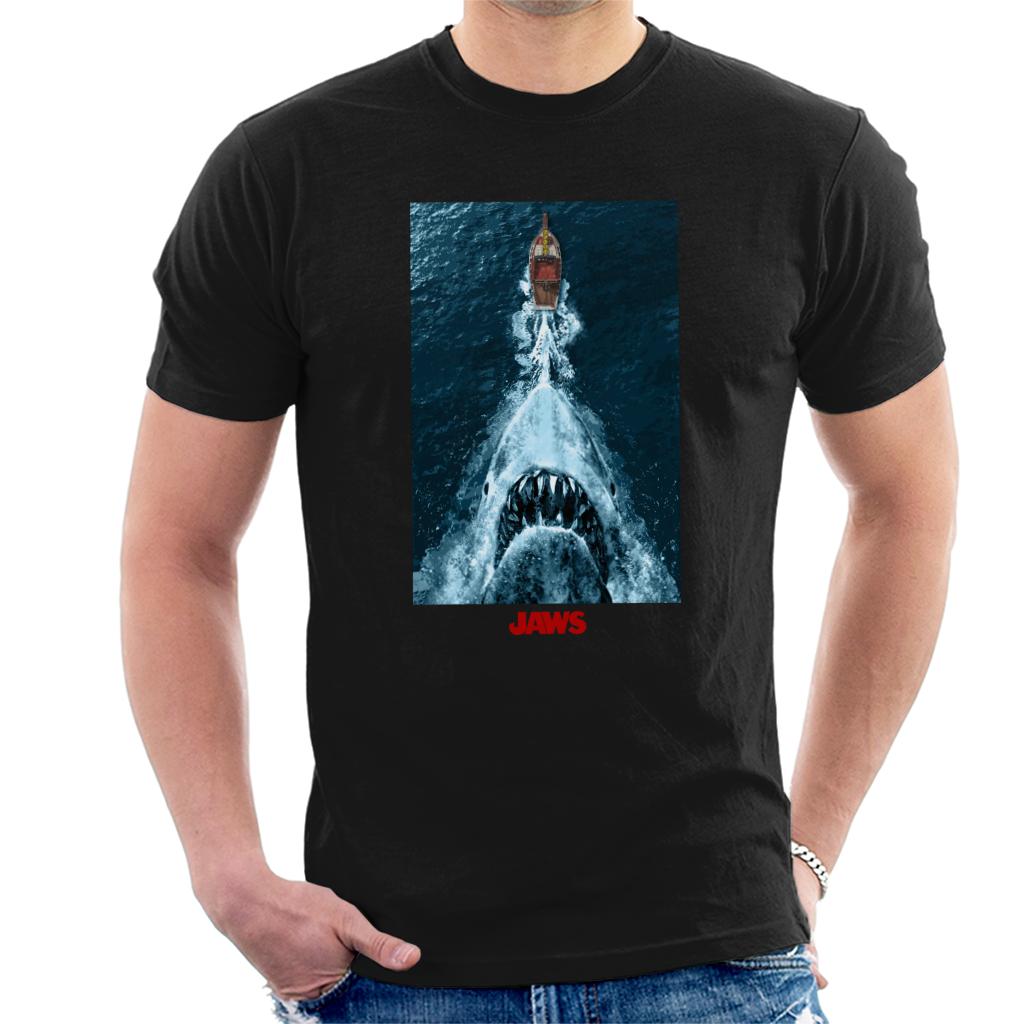 Jaws Following The Orca Men's T-Shirt-ALL + EVERY