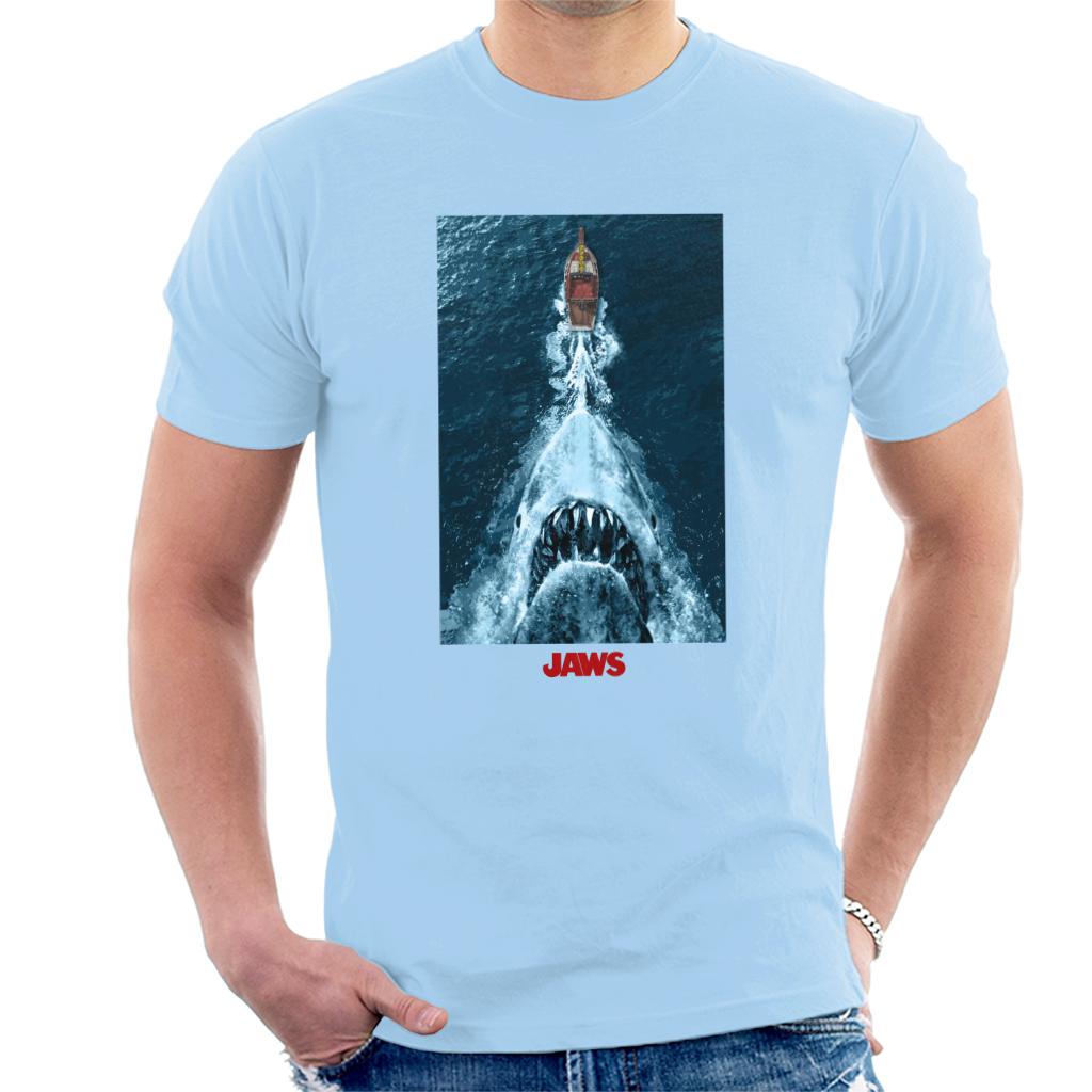 Jaws Following The Orca Men's T-Shirt-ALL + EVERY