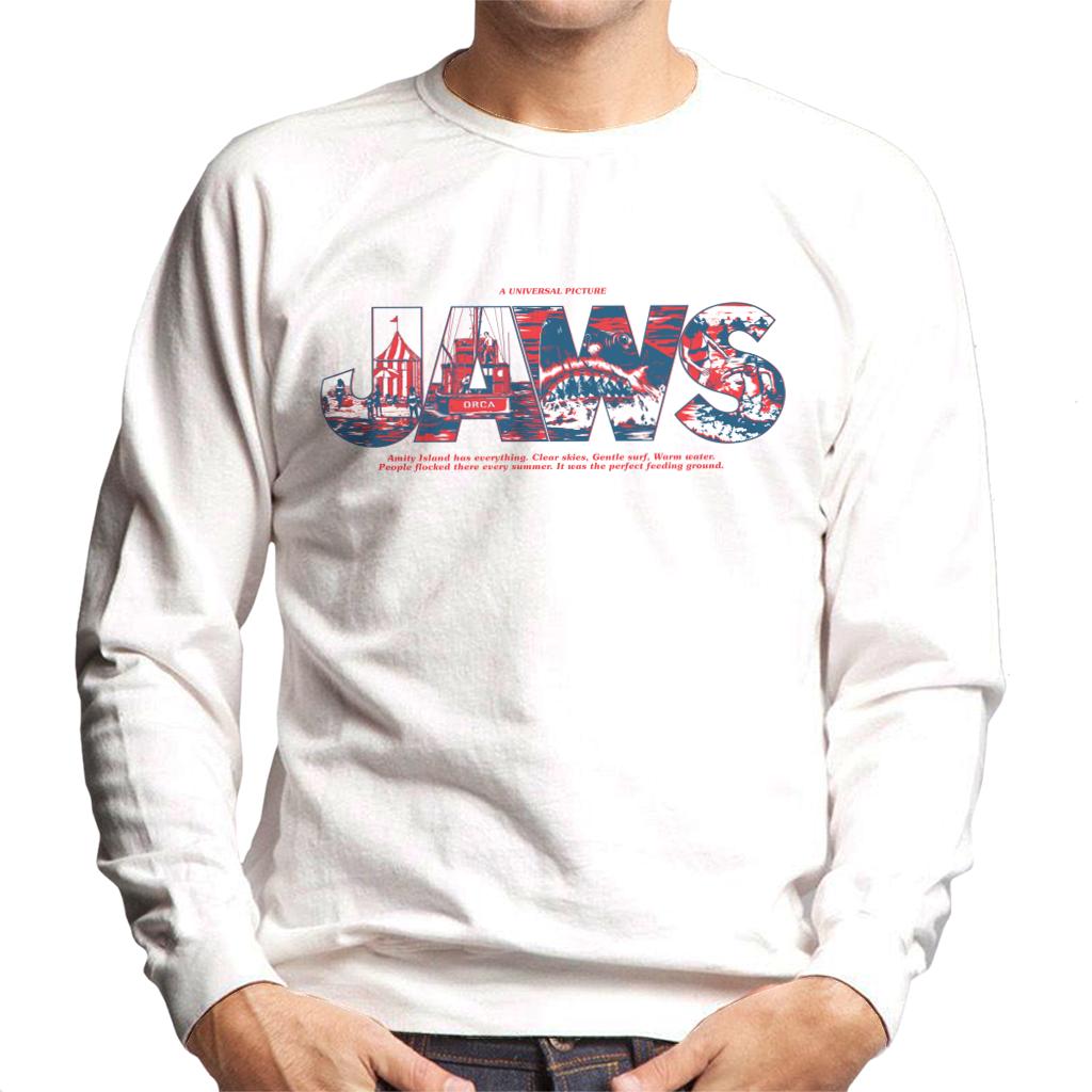 Jaws Amity Island Has Everything Men's Sweatshirt-ALL + EVERY