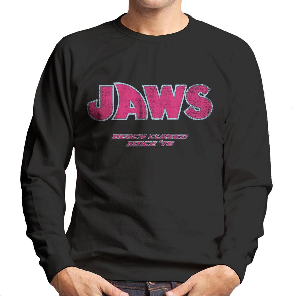 Jaws Beach Closed Since 76 Men's Sweatshirt-ALL + EVERY