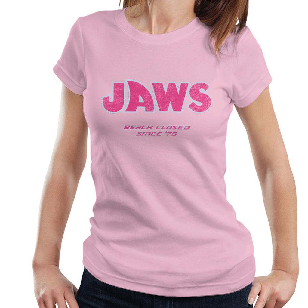 Jaws Beach Closed Since 76 Women's T-Shirt-ALL + EVERY