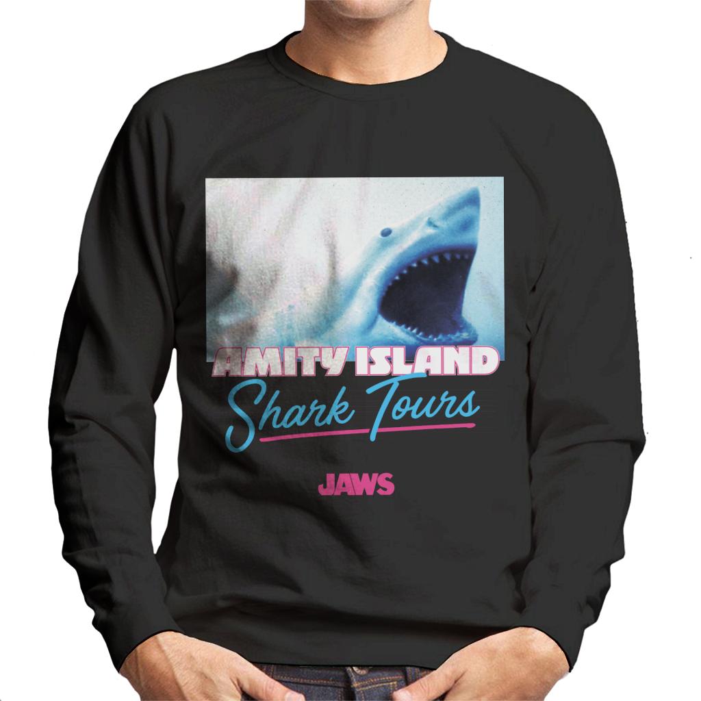 Jaws Amity Island Shark Tours Men's Sweatshirt-ALL + EVERY