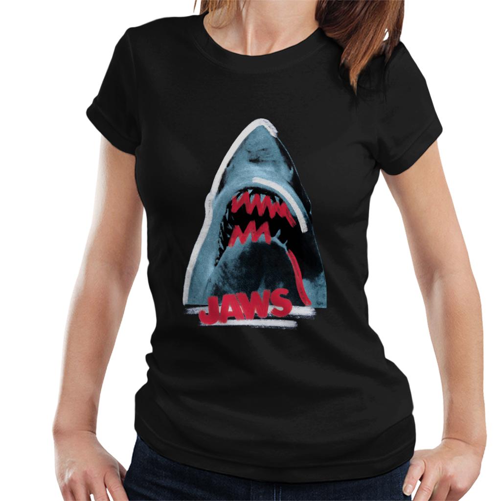 Jaws Red Teeth Women's T-Shirt-ALL + EVERY