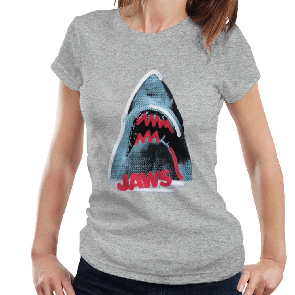 Jaws Red Teeth Women's T-Shirt-ALL + EVERY