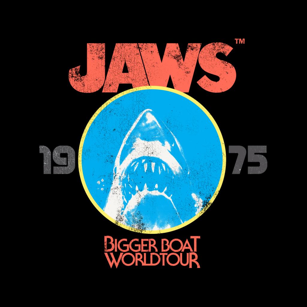 Jaws Bigger Boat World Tour Men's T-Shirt-ALL + EVERY