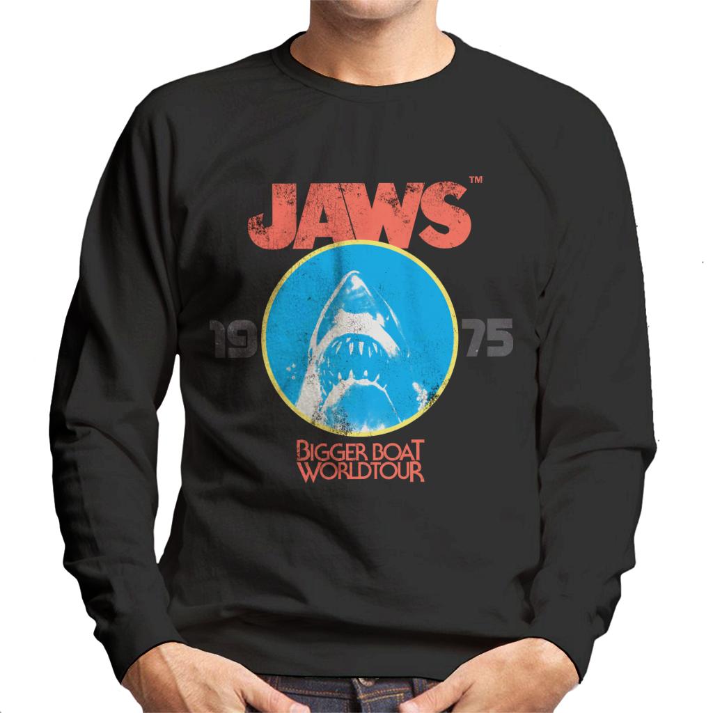 Jaws Bigger Boat World Tour Men's Sweatshirt-ALL + EVERY