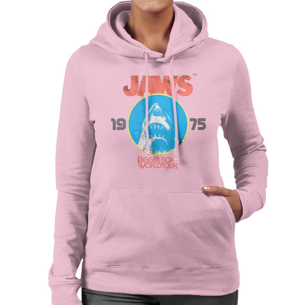 Jaws Bigger Boat World Tour Women's Hooded Sweatshirt-ALL + EVERY