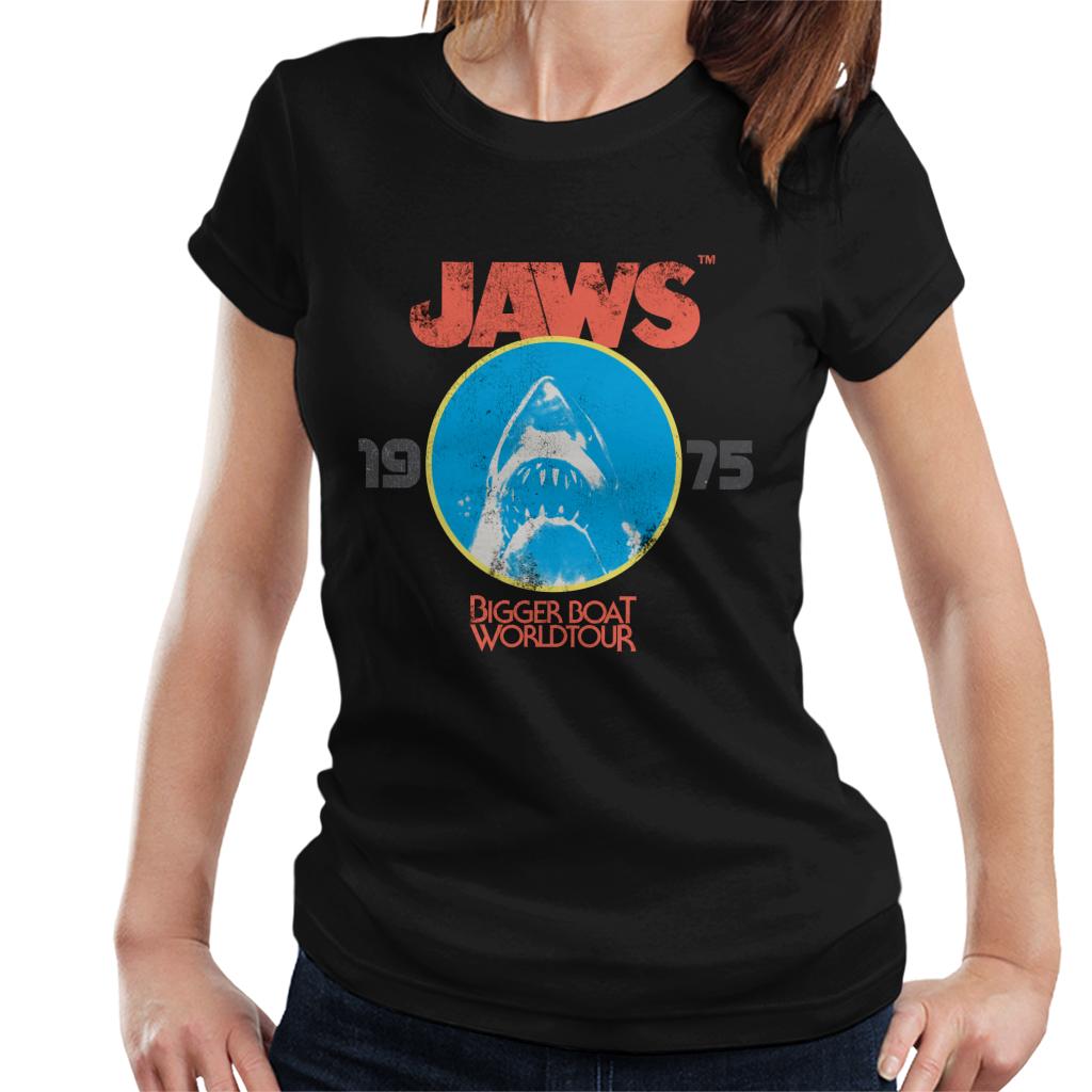 Jaws Bigger Boat World Tour Women's T-Shirt-ALL + EVERY