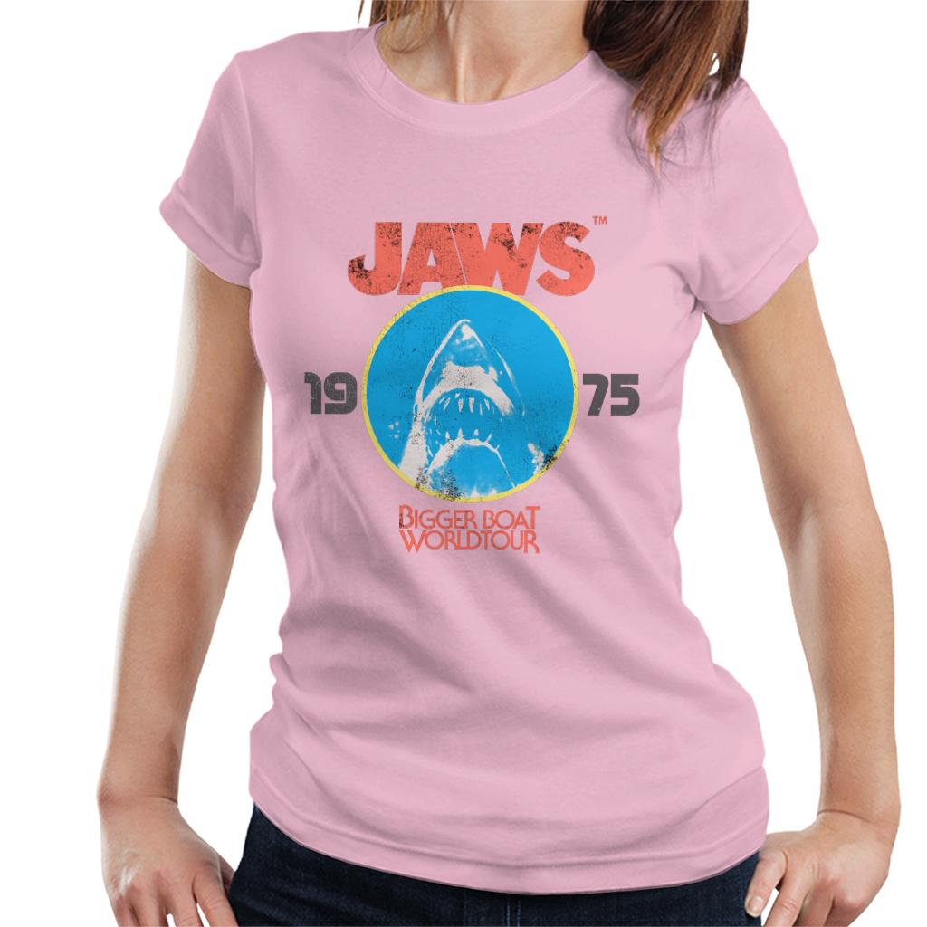 Jaws Bigger Boat World Tour Women's T-Shirt-ALL + EVERY