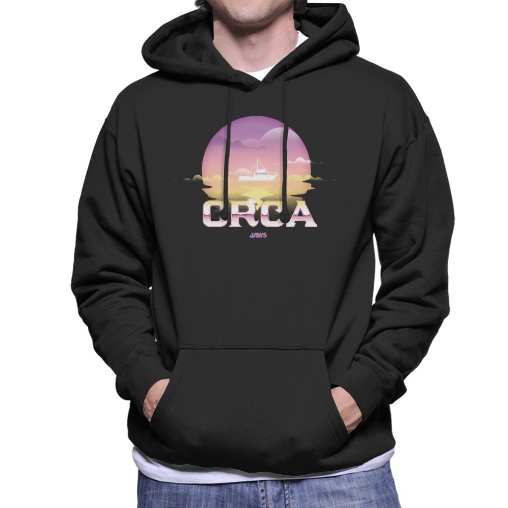 Jaws Orca Sunset In The Sea Men's Hooded Sweatshirt-ALL + EVERY