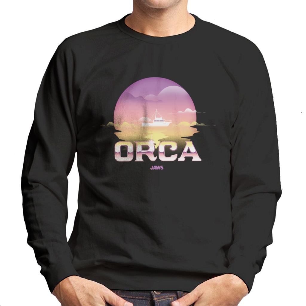 Jaws Orca Sunset In The Sea Men's Sweatshirt-ALL + EVERY