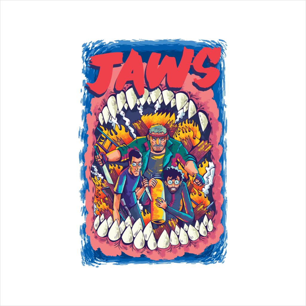 Jaws On Fire Men's T-Shirt-ALL + EVERY