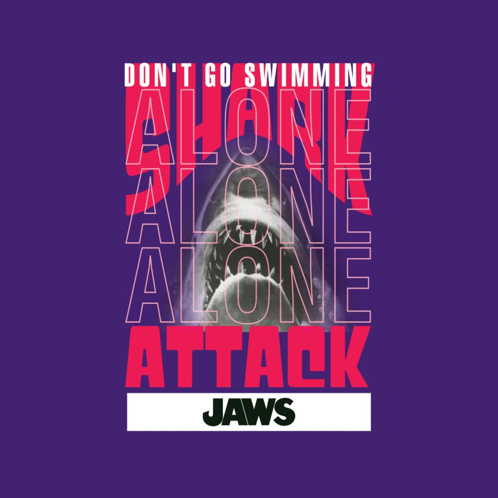 Jaws Don't Go Swimming Alone Women's T-Shirt-ALL + EVERY