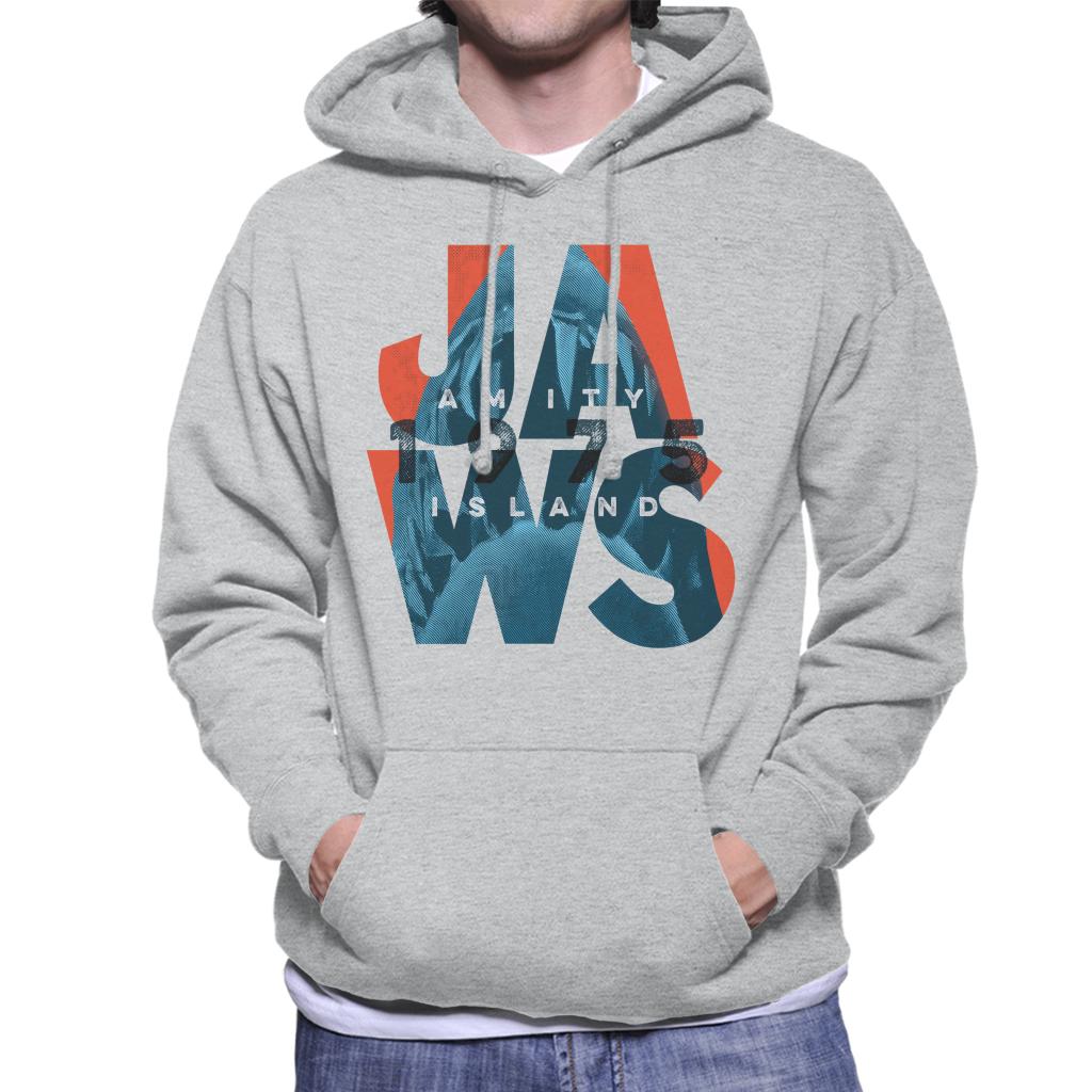 Jaws 1975 Amity Island Men's Hooded Sweatshirt-ALL + EVERY