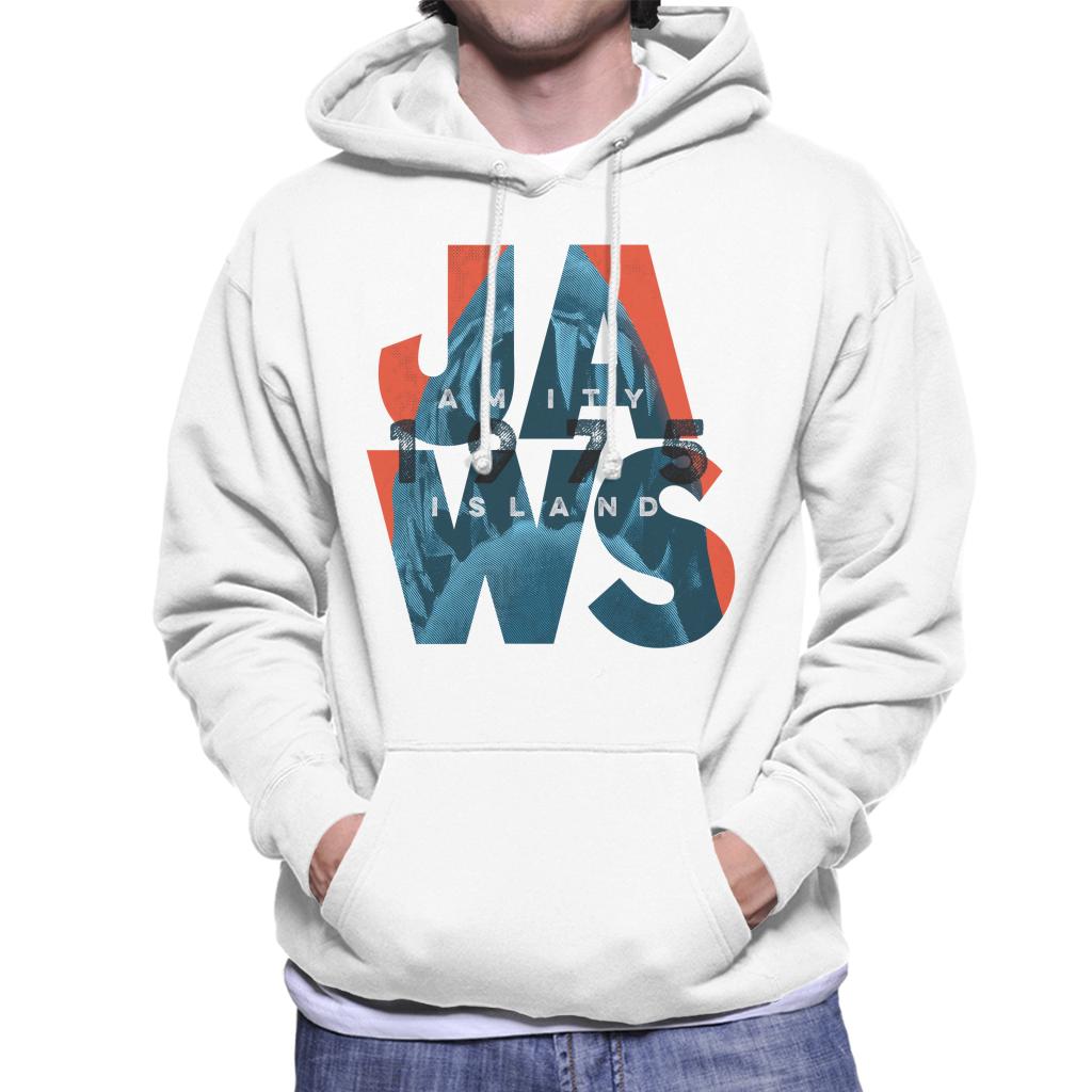 Jaws 1975 Amity Island Men's Hooded Sweatshirt-ALL + EVERY