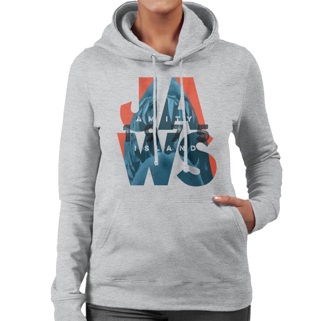 Jaws 1975 Amity Island Women's Hooded Sweatshirt-ALL + EVERY