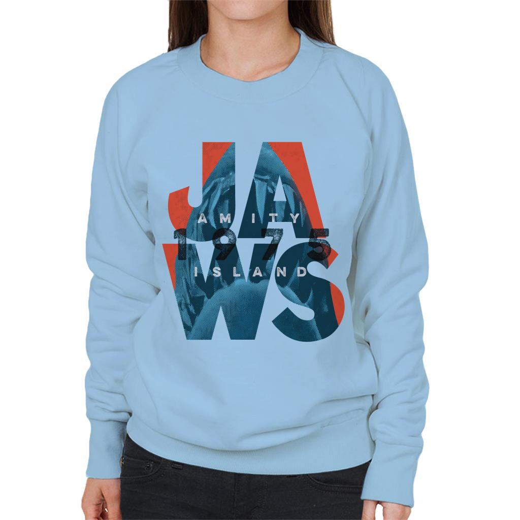 Jaws 1975 Amity Island Women's Sweatshirt-ALL + EVERY