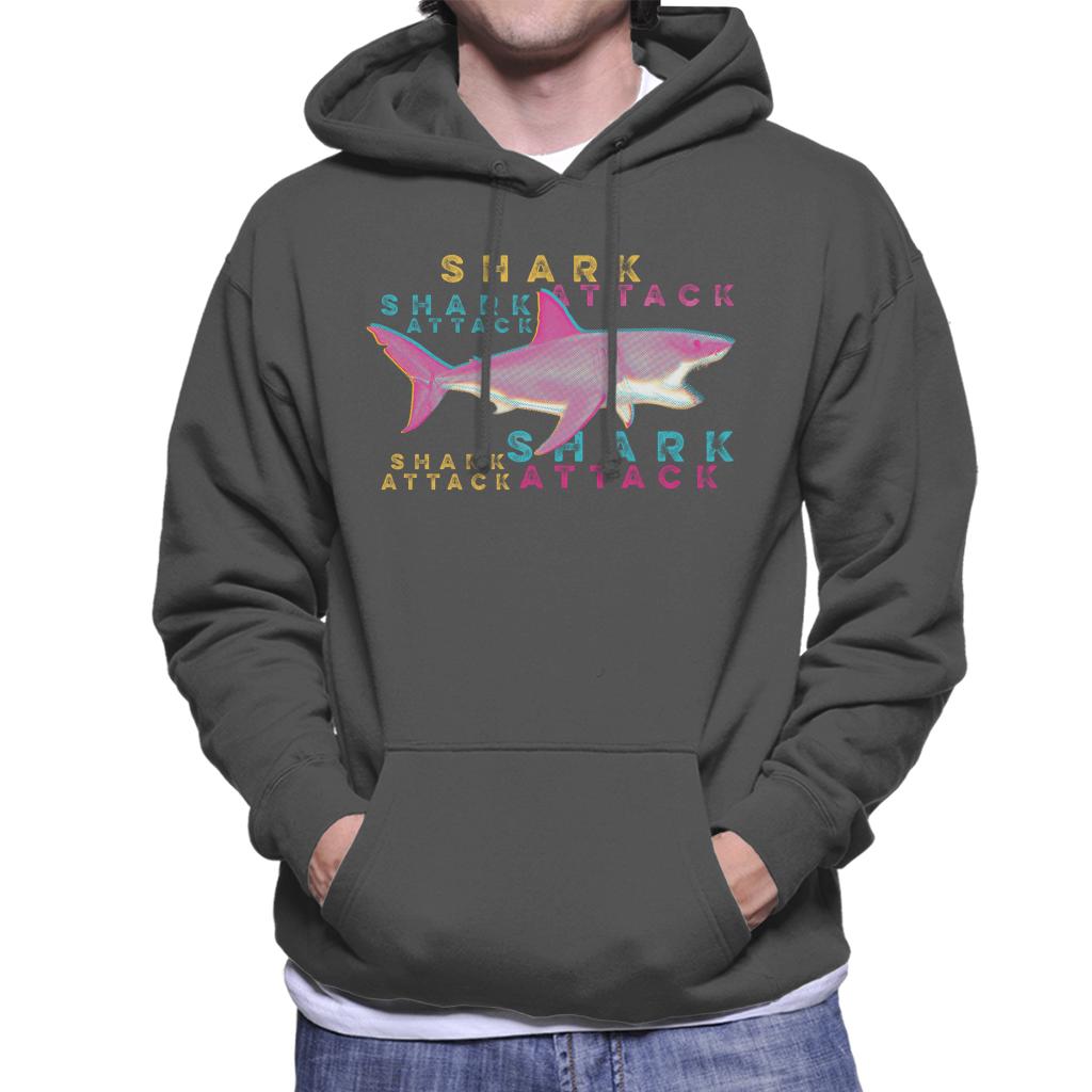 Jaws Shark Attack Men's Hooded Sweatshirt-ALL + EVERY