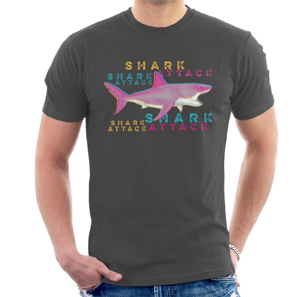 Jaws Shark Attack Men's T-Shirt-ALL + EVERY