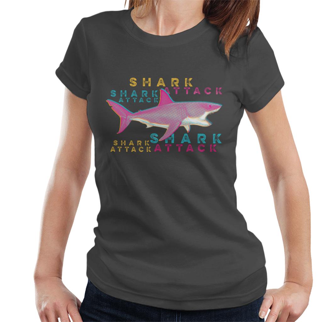 Jaws Shark Attack Women's T-Shirt-ALL + EVERY