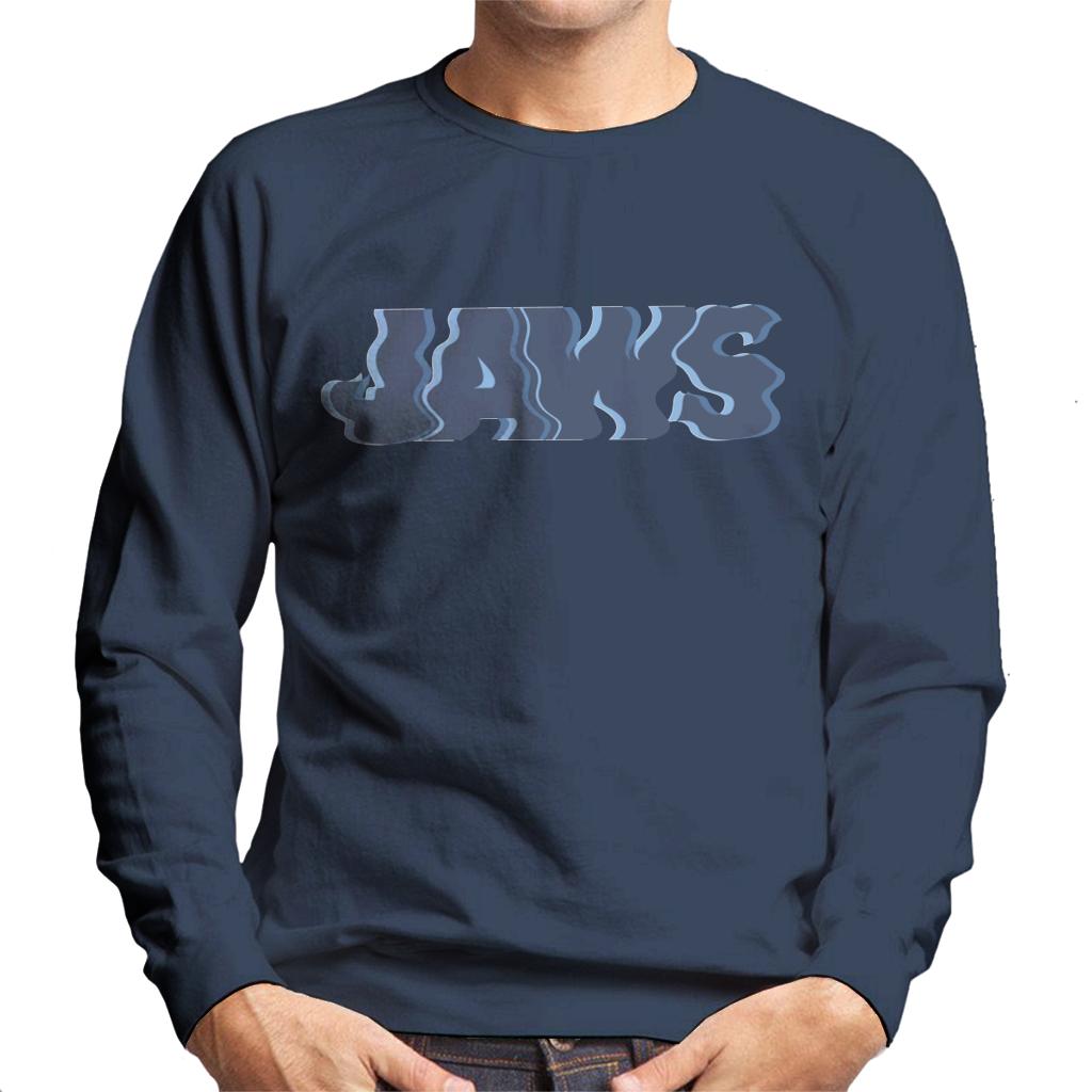 Jaws Wave Logo Men's Sweatshirt-ALL + EVERY