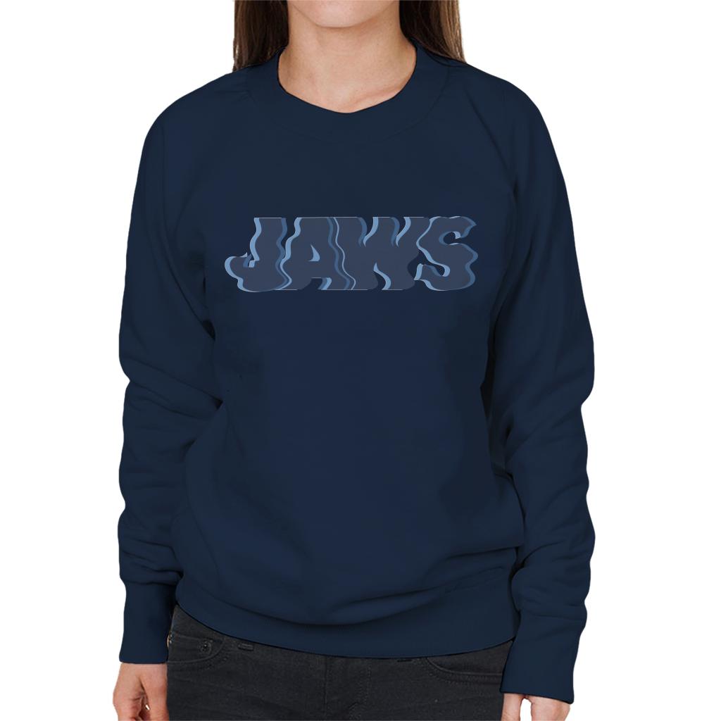 Jaws Wave Logo Women's Sweatshirt-ALL + EVERY