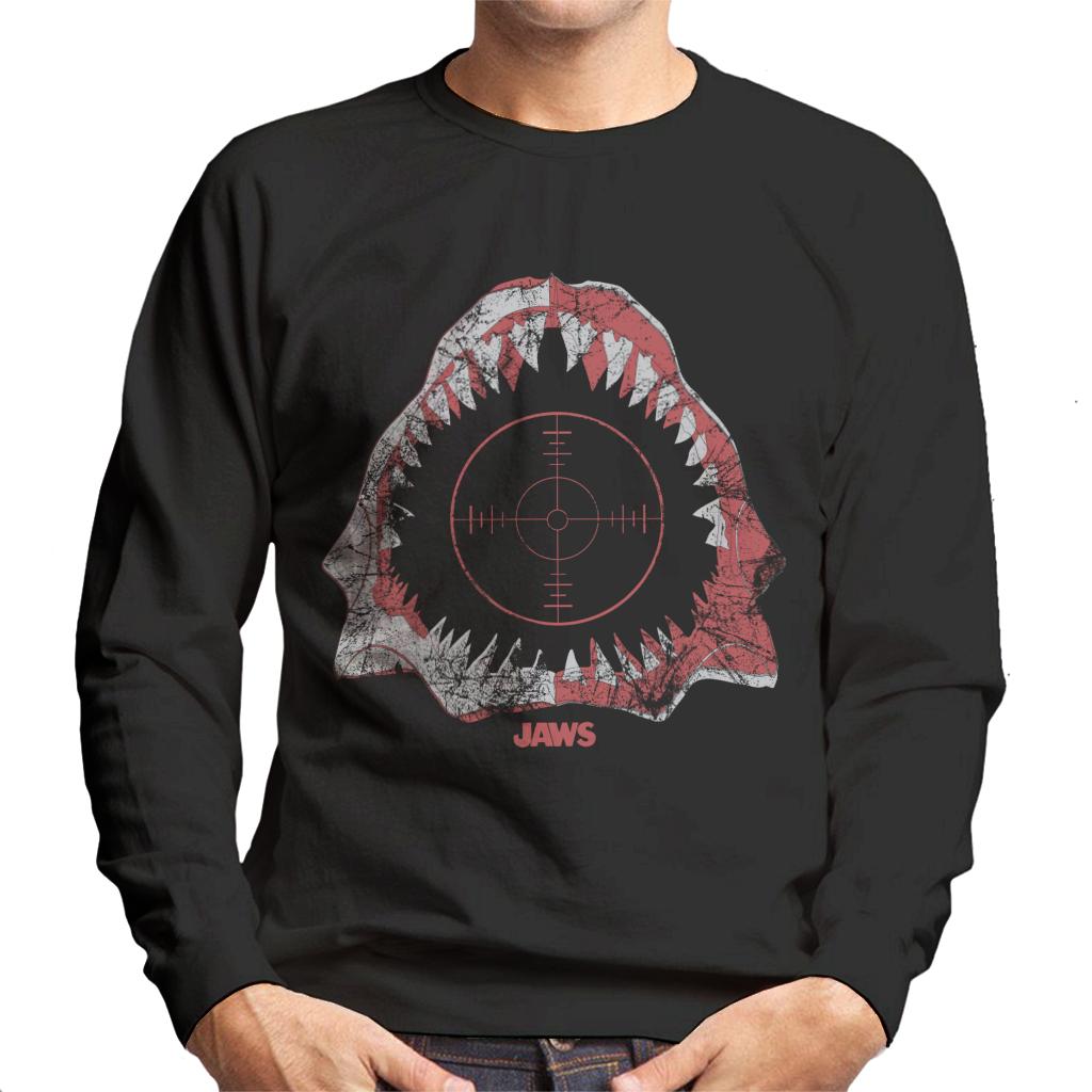 Jaws Cross Hairs Men's Sweatshirt-ALL + EVERY