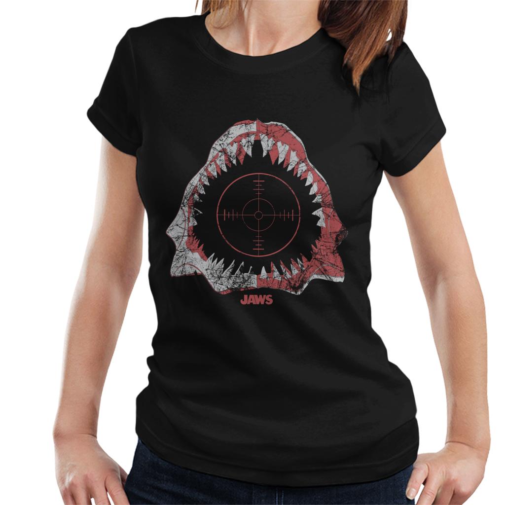 Jaws Cross Hairs Women's T-Shirt-ALL + EVERY